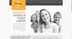 Desktop Screenshot of divorcelawyermsm.com