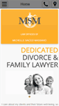 Mobile Screenshot of divorcelawyermsm.com